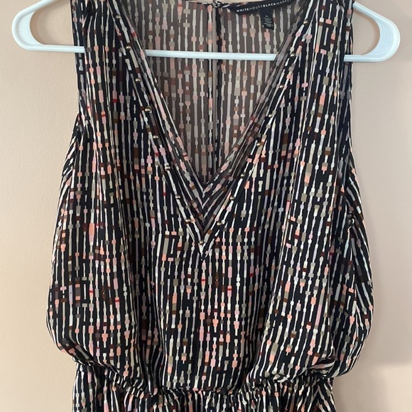 White House Black Market Striped Sleeveless Dress - Picture 2 of 5